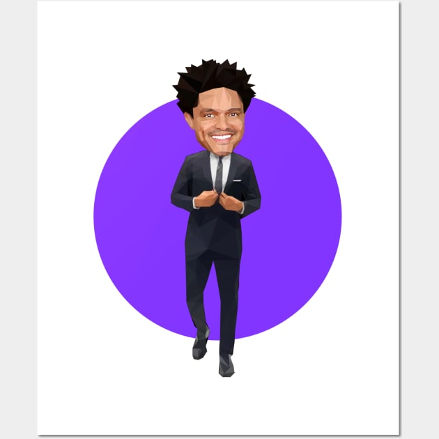 Trevor Noah Bubblehead Wall Art by throwback